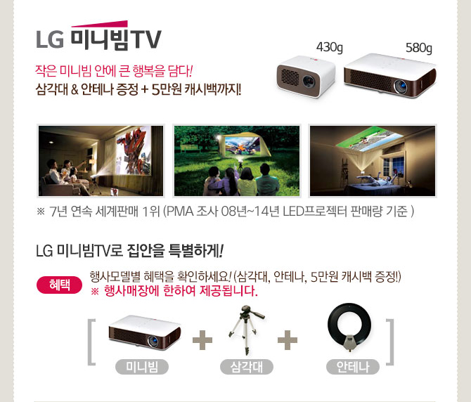 LG ̴Ϻ TV  ̴Ϻ ȿ ū ູ ! ﰢ & ׳  + 5 ĳù! 430g, 580g  7  Ǹ 1 (PMA  08~14 LED Ǹŷ  ). LG ̴ϺTV  Ưϰ!  - 𵨺  Ȯϼ! (ﰢ, ׳, 5 ĳù !)  忡 Ͽ ˴ϴ. ̴Ϻ + ﰢ + ׳